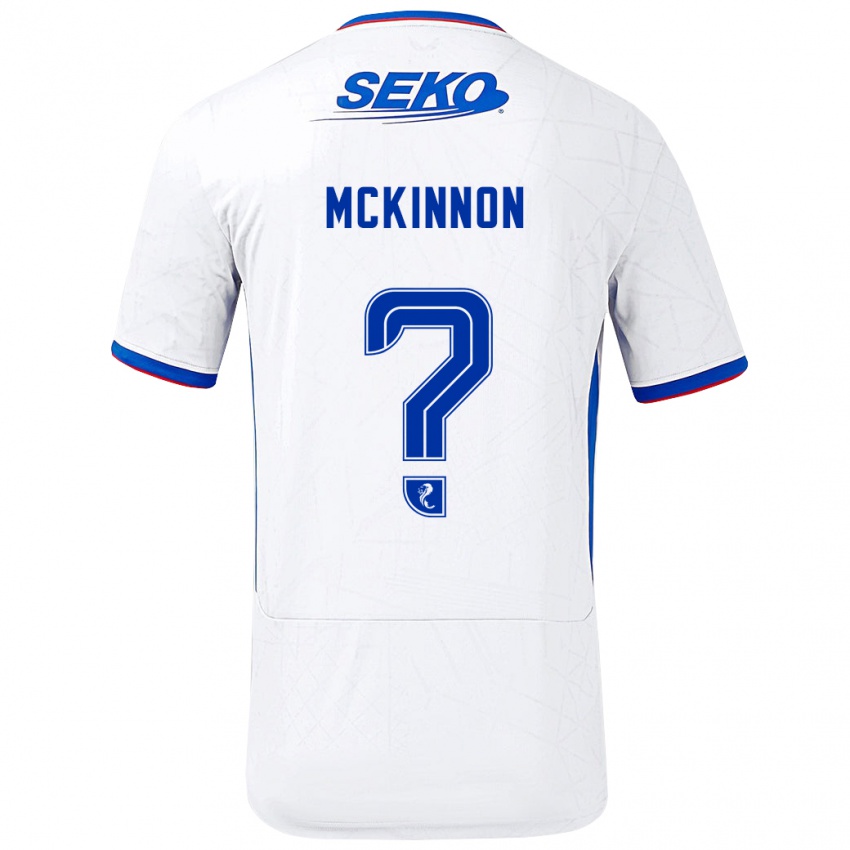 Criança Camisola Cole Mckinnon #0 Azul Branco Alternativa 2024/25 Camisa