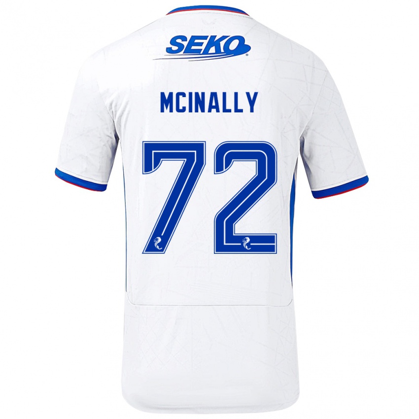 Criança Camisola Darren Mcinally #72 Azul Branco Alternativa 2024/25 Camisa