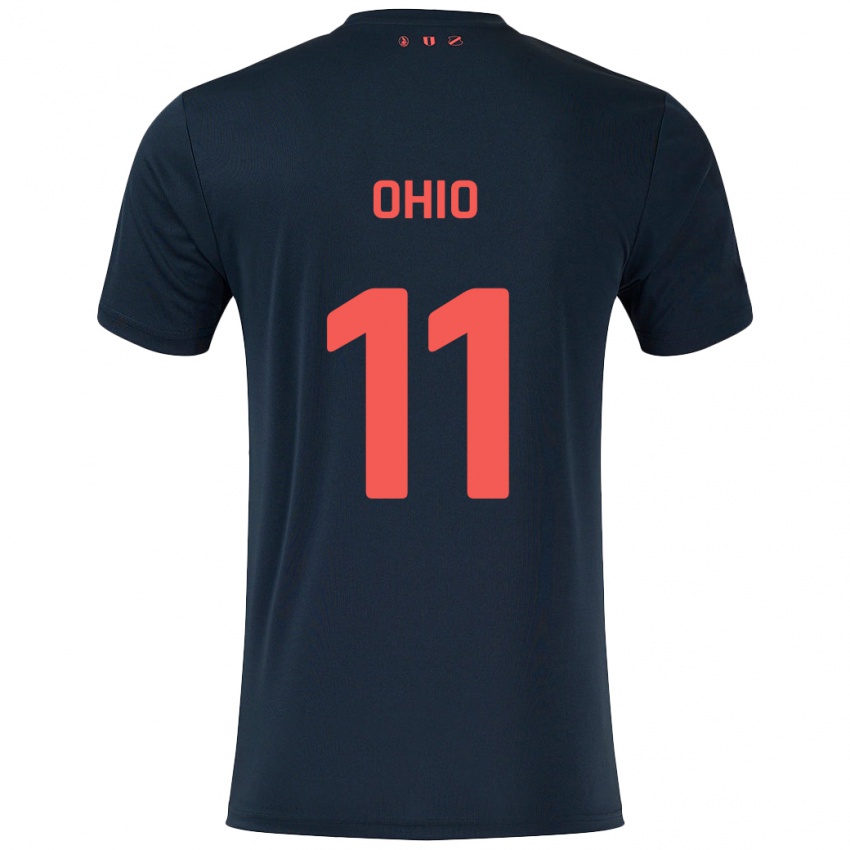 Criança Camisola Noah Ohio #11 Vermelho Preto Alternativa 2024/25 Camisa