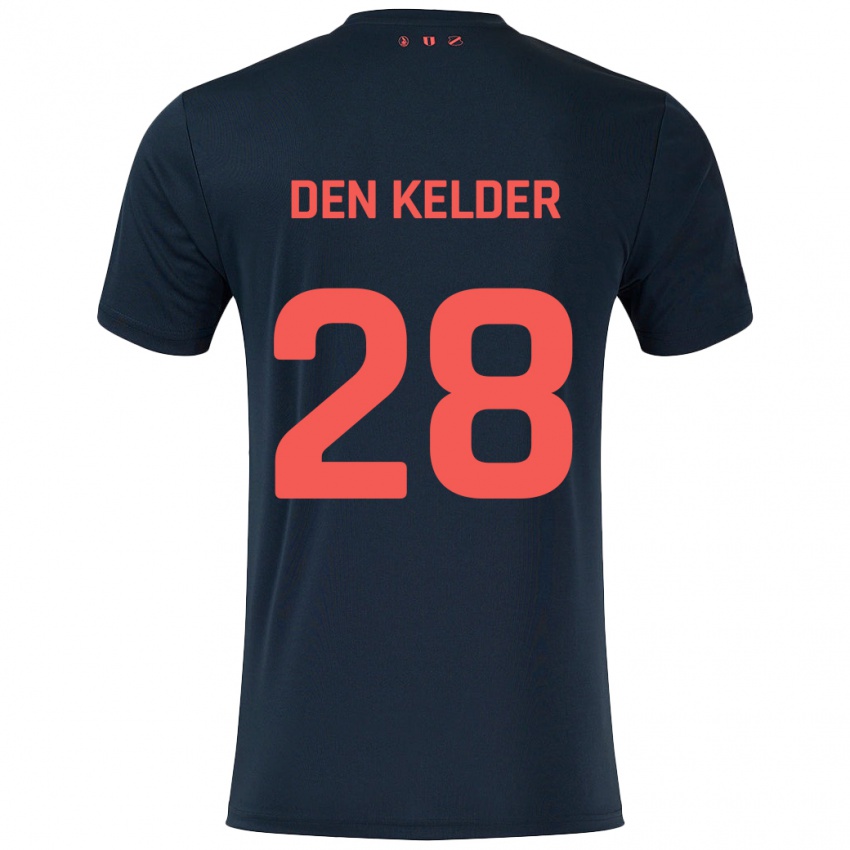 Criança Camisola Gera Op Den Kelder #28 Vermelho Preto Alternativa 2024/25 Camisa