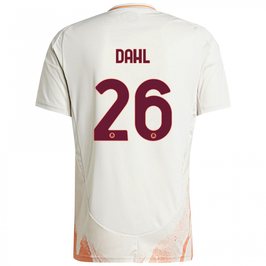 Criança Camisola Samuel Dahl #26 Creme Branco Laranja Alternativa 2024/25 Camisa