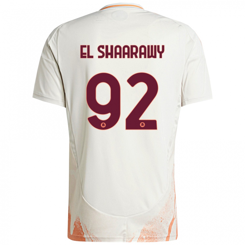 Criança Camisola Stephan El Shaarawy #92 Creme Branco Laranja Alternativa 2024/25 Camisa