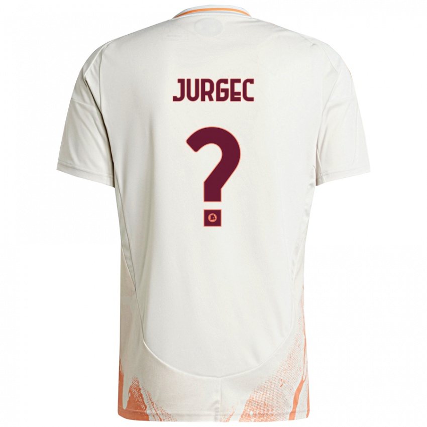 Criança Camisola Jan Jurgec #0 Creme Branco Laranja Alternativa 2024/25 Camisa