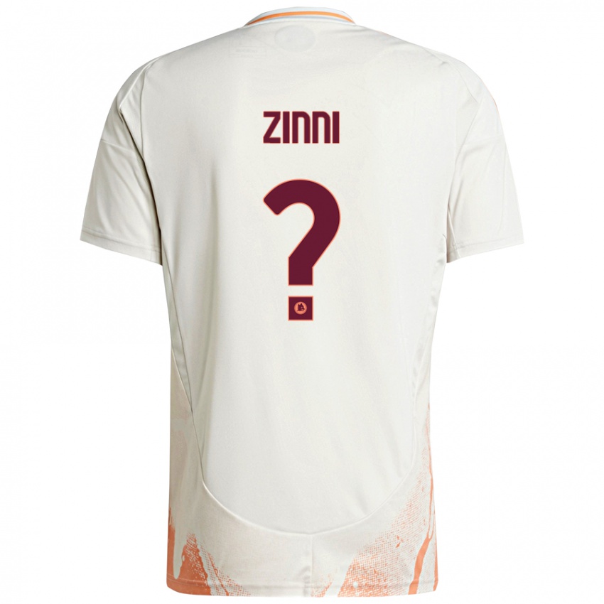 Criança Camisola Raul Zinni #0 Creme Branco Laranja Alternativa 2024/25 Camisa