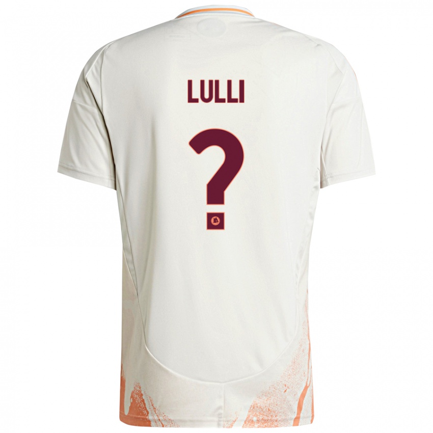 Criança Camisola Emanuele Lulli #0 Creme Branco Laranja Alternativa 2024/25 Camisa