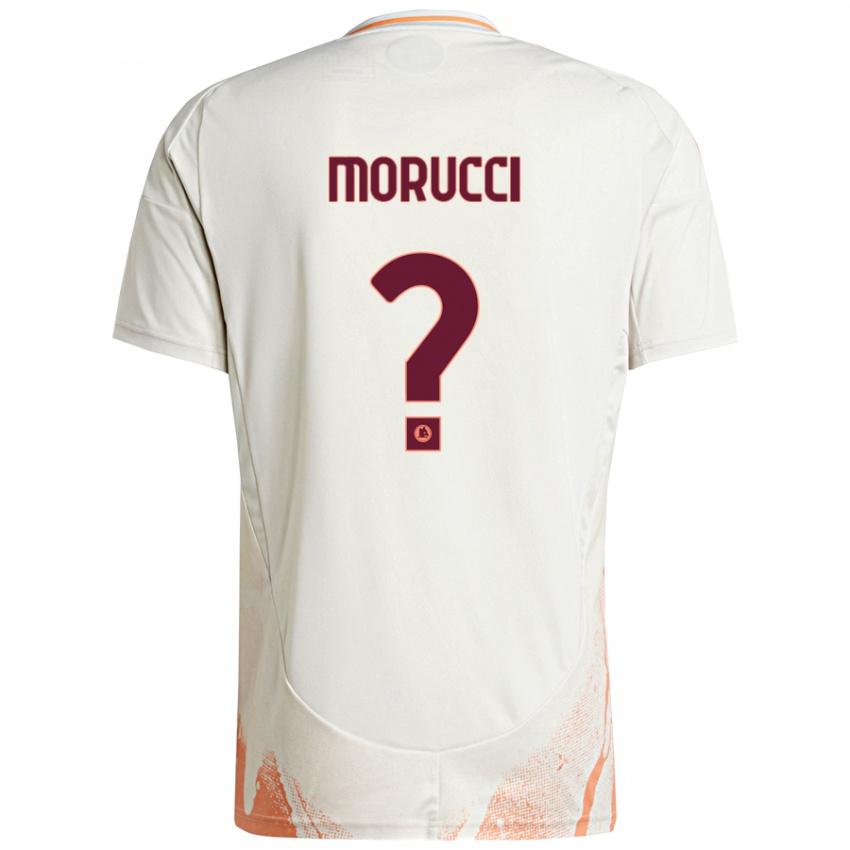 Criança Camisola Edoardo Morucci #0 Creme Branco Laranja Alternativa 2024/25 Camisa