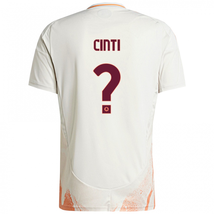 Criança Camisola Valerio Cinti #0 Creme Branco Laranja Alternativa 2024/25 Camisa