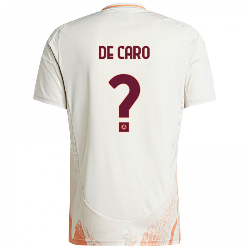 Criança Camisola Lorenzo De Caro #0 Creme Branco Laranja Alternativa 2024/25 Camisa