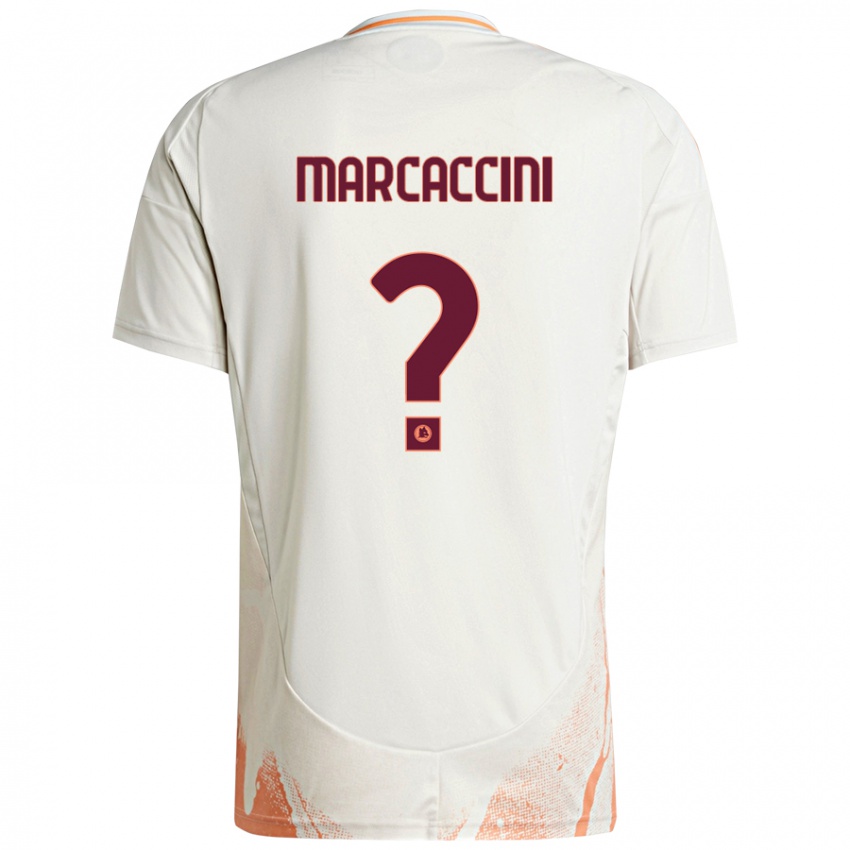 Criança Camisola Alessio Marcaccini #0 Creme Branco Laranja Alternativa 2024/25 Camisa