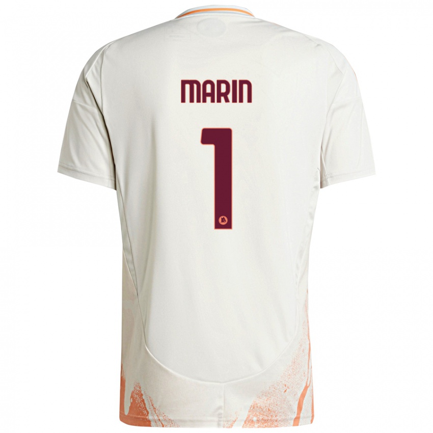 Criança Camisola Renato Marin #1 Creme Branco Laranja Alternativa 2024/25 Camisa