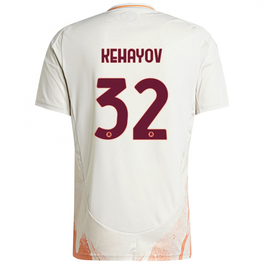 Criança Camisola Atanas Kehayov #32 Creme Branco Laranja Alternativa 2024/25 Camisa