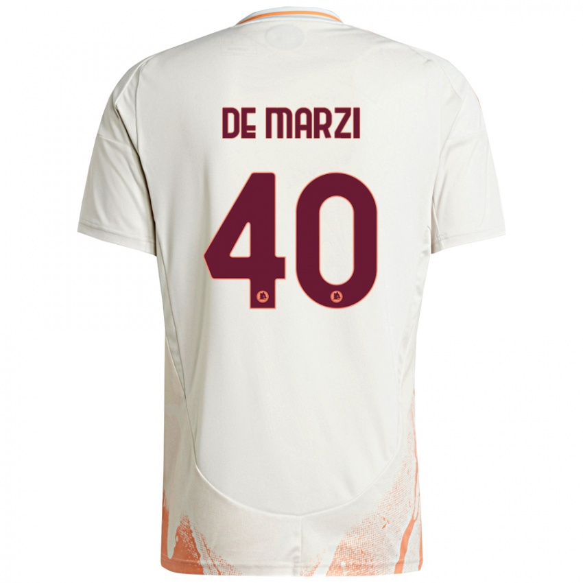 Criança Camisola Giorgio De Marzi #40 Creme Branco Laranja Alternativa 2024/25 Camisa