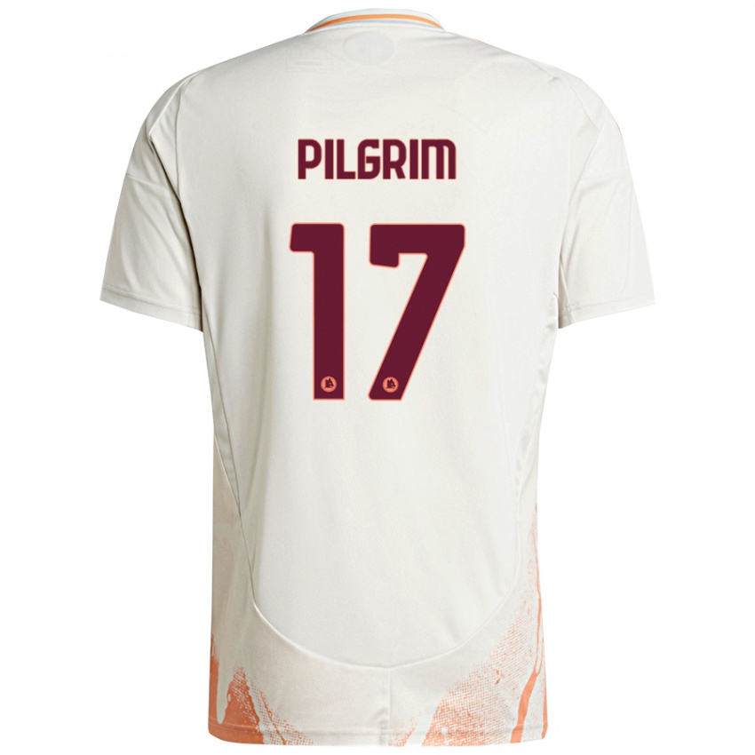 Criança Camisola Alayah Pilgrim #17 Creme Branco Laranja Alternativa 2024/25 Camisa