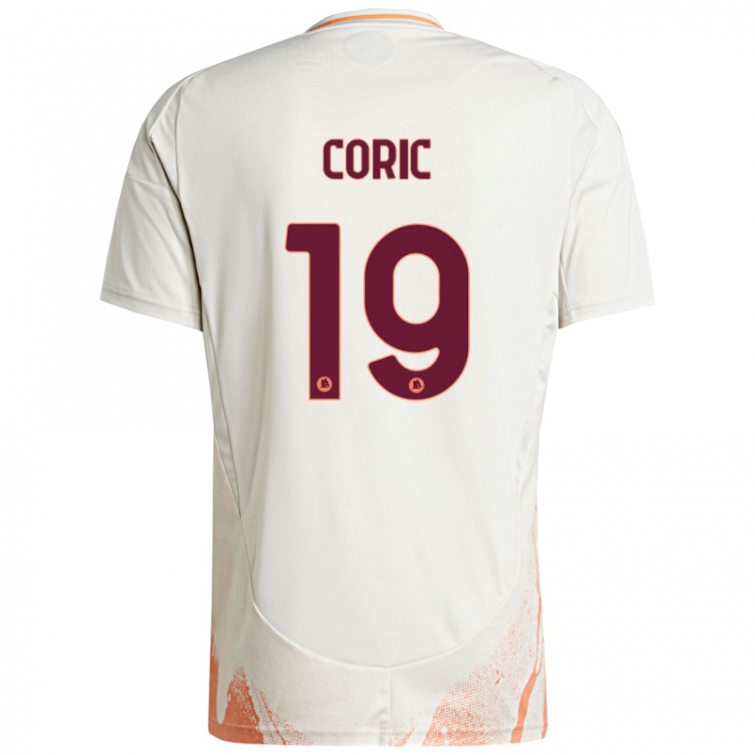 Criança Camisola Ante Coric #19 Creme Branco Laranja Alternativa 2024/25 Camisa