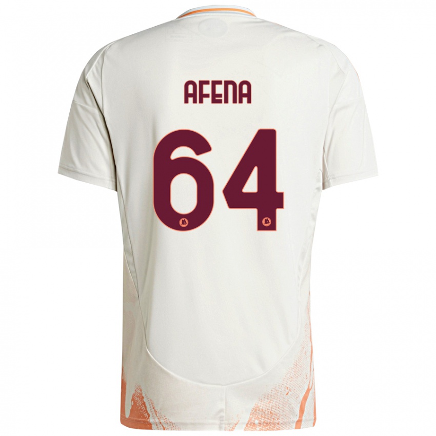 Criança Camisola Felix Afena-Gyan #64 Creme Branco Laranja Alternativa 2024/25 Camisa