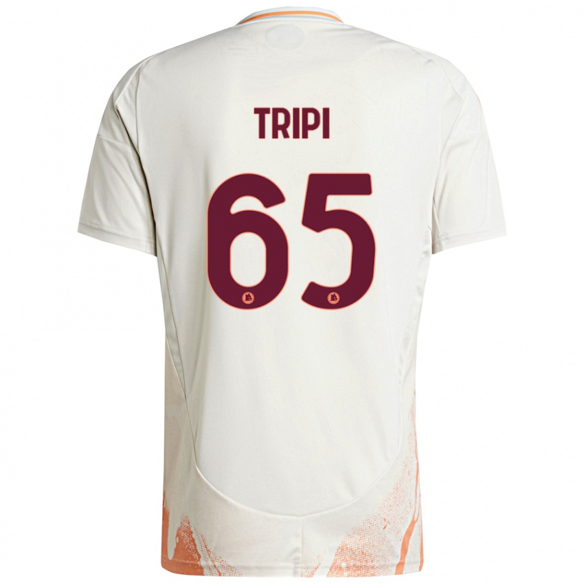 Criança Camisola Filippo Tripi #65 Creme Branco Laranja Alternativa 2024/25 Camisa