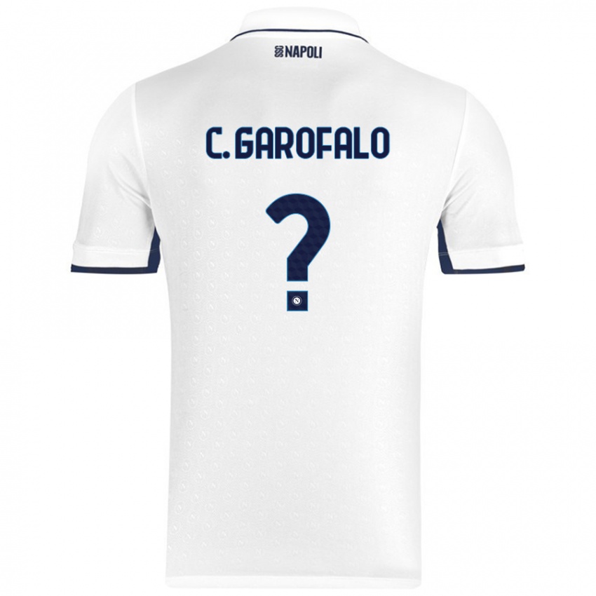 Criança Camisola Christian Garofalo #0 Azul Real Branco Alternativa 2024/25 Camisa