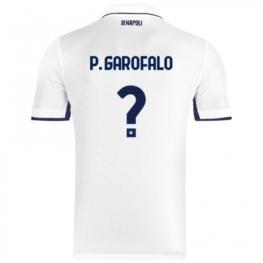 Criança Camisola Pasquale Garofalo #0 Azul Real Branco Alternativa 2024/25 Camisa