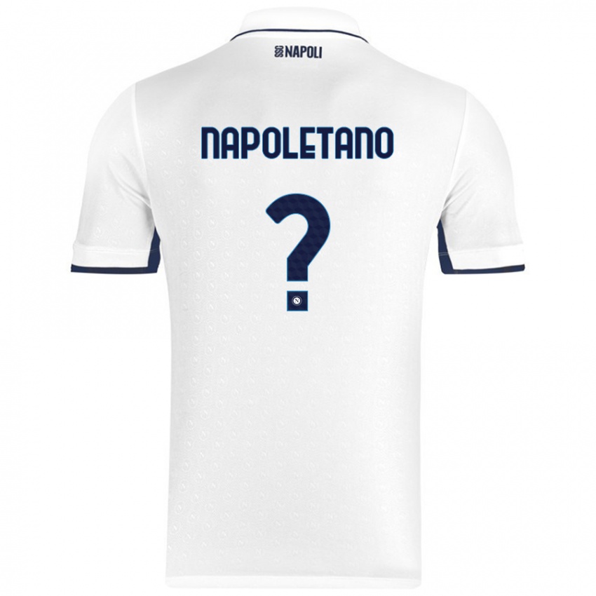 Criança Camisola Jordan Napoletano #0 Azul Real Branco Alternativa 2024/25 Camisa