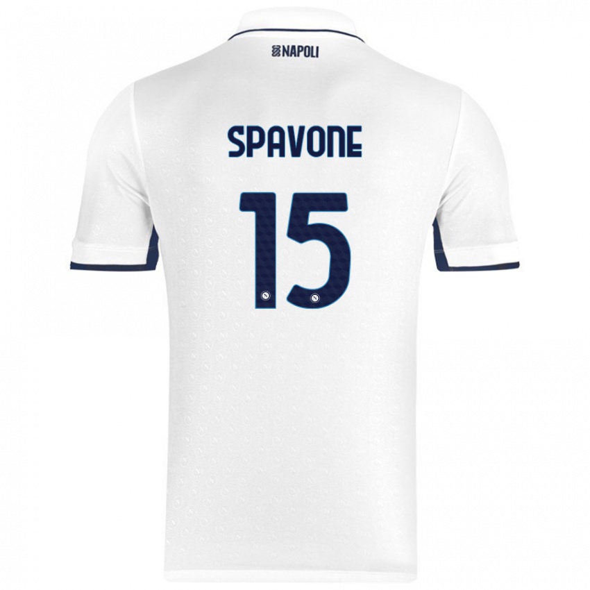 Criança Camisola Alessandro Spavone #15 Azul Real Branco Alternativa 2024/25 Camisa