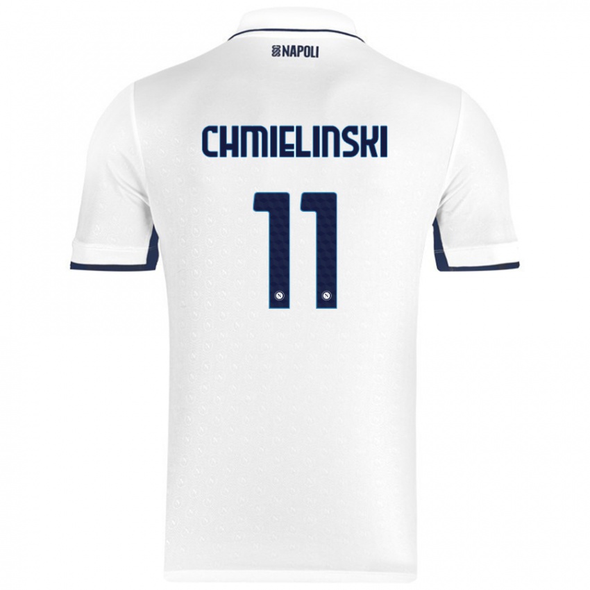 Criança Camisola Gina Chmielinski #11 Azul Real Branco Alternativa 2024/25 Camisa