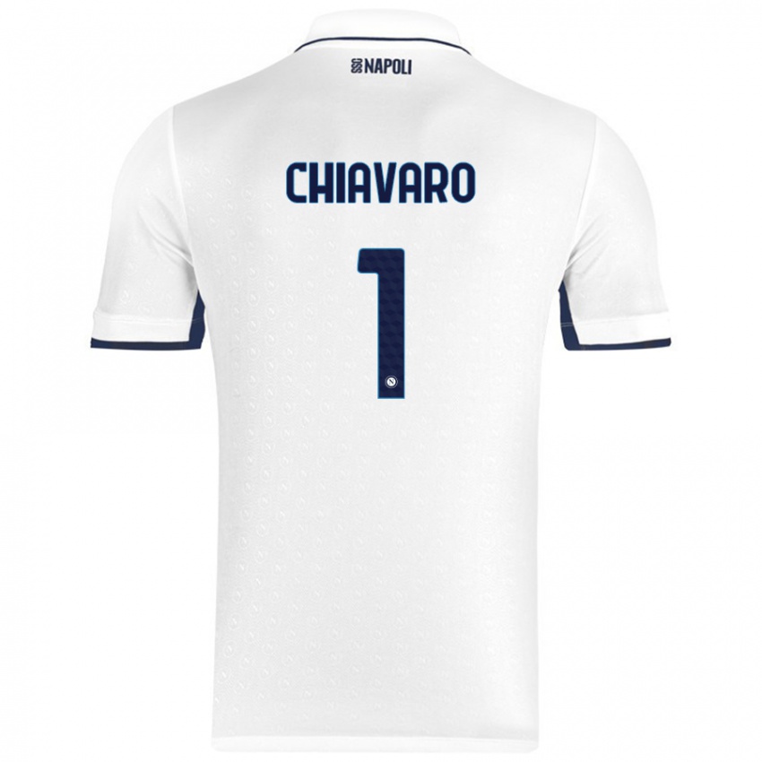 Criança Camisola Kelly Chiavaro #1 Azul Real Branco Alternativa 2024/25 Camisa