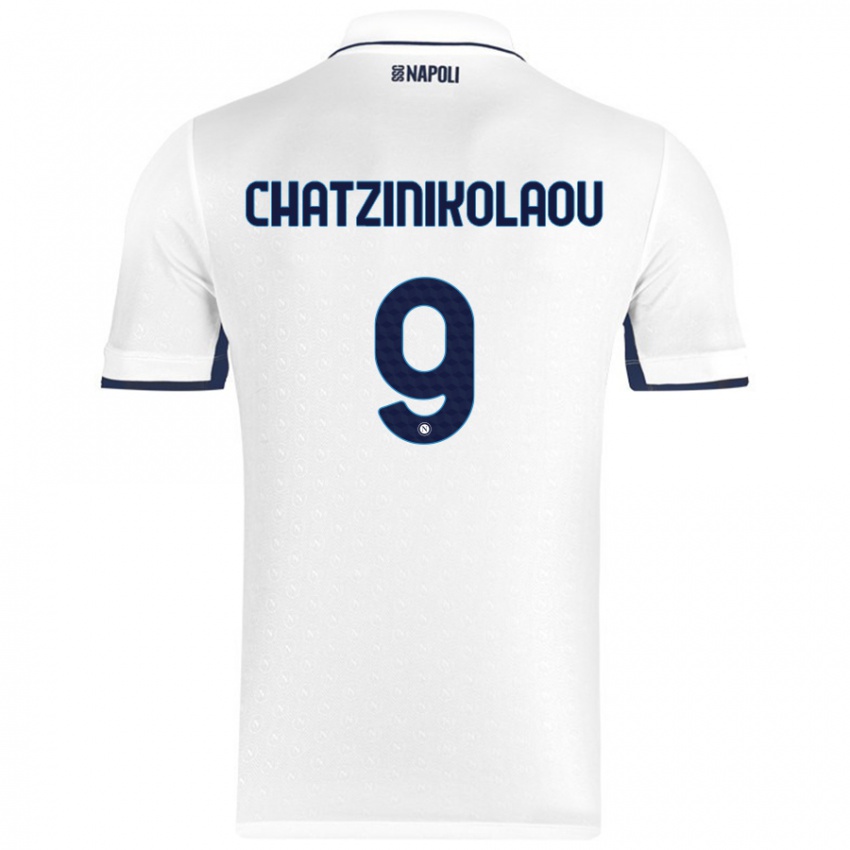 Criança Camisola Despoina Chatzinikolaou #9 Azul Real Branco Alternativa 2024/25 Camisa