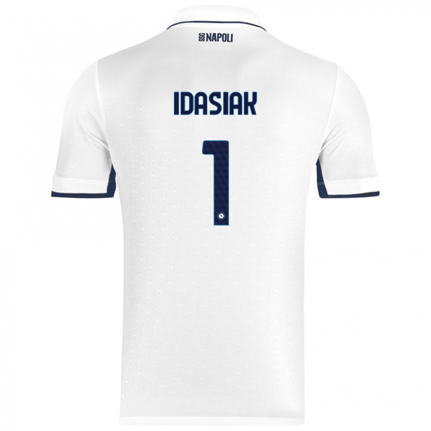 Criança Camisola Hubert Dawid Idasiak #1 Azul Real Branco Alternativa 2024/25 Camisa