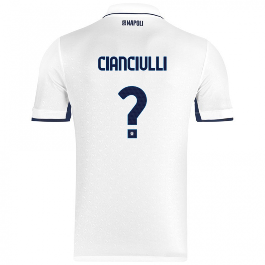 Criança Camisola Antonio Cianciulli #0 Azul Real Branco Alternativa 2024/25 Camisa