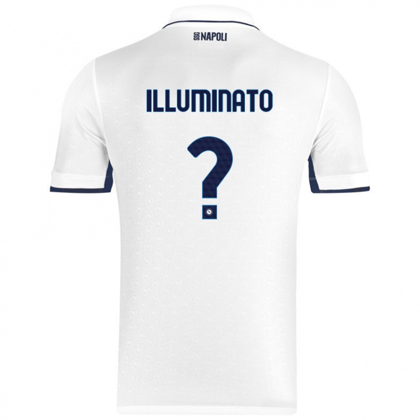 Criança Camisola Antonio Illuminato #0 Azul Real Branco Alternativa 2024/25 Camisa