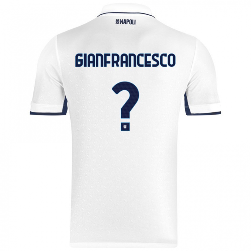 Criança Camisola Sergio Gianfrancesco #0 Azul Real Branco Alternativa 2024/25 Camisa