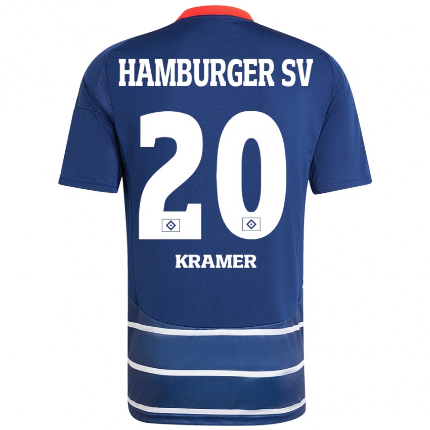 Criança Camisola Timon Kramer #20 Azul Escuro Alternativa 2024/25 Camisa