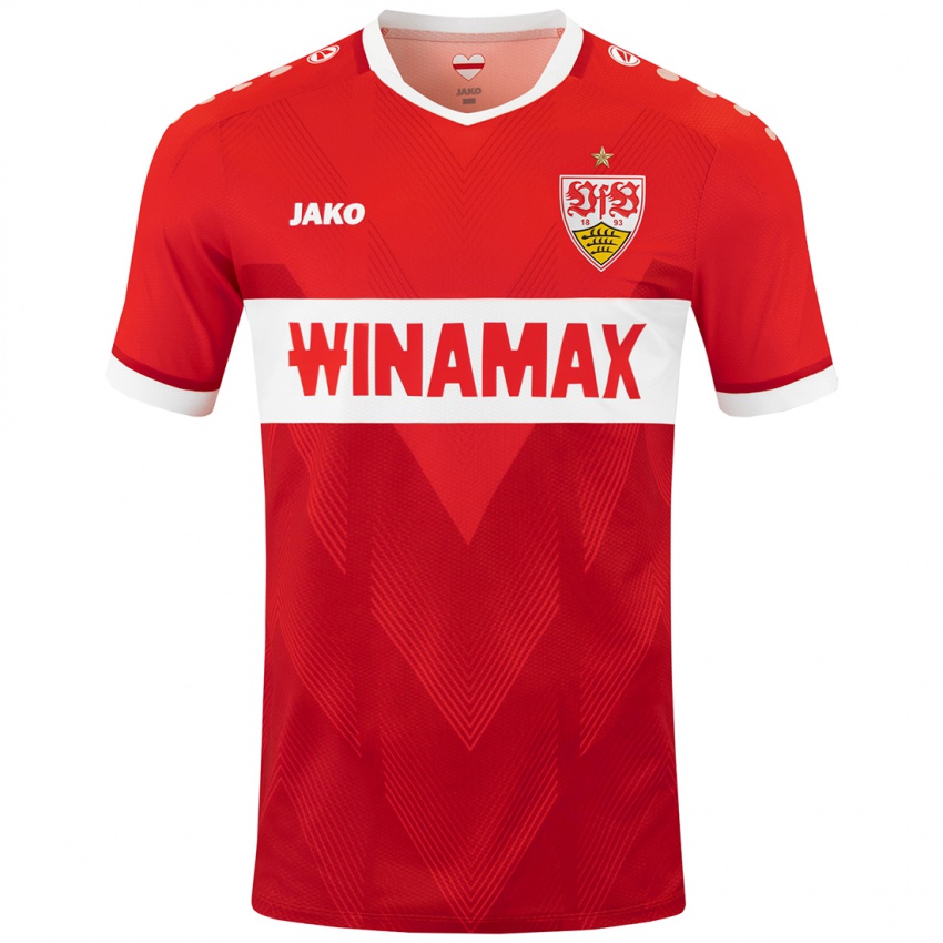 Criança Camisola Dimitrios Mitakidis #0 Branco Vermelho Alternativa 2024/25 Camisa