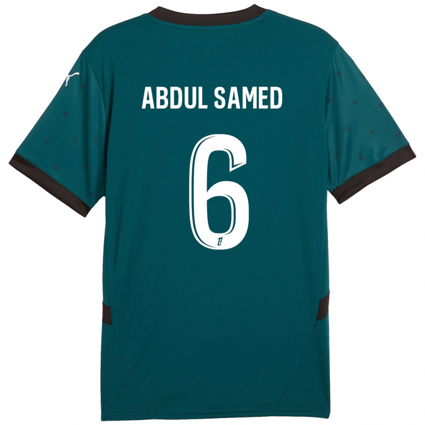 Criança Camisola Salis Abdul Samed #6 Verde Escuro Alternativa 2024/25 Camisa