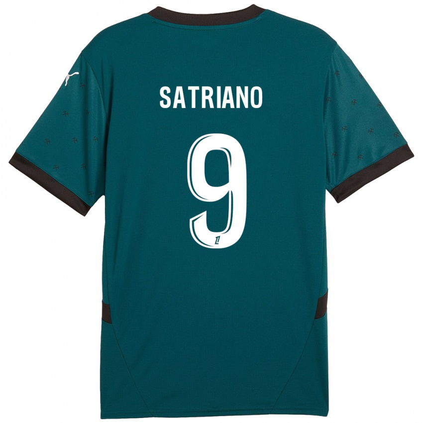 Criança Camisola Martín Satriano #9 Verde Escuro Alternativa 2024/25 Camisa