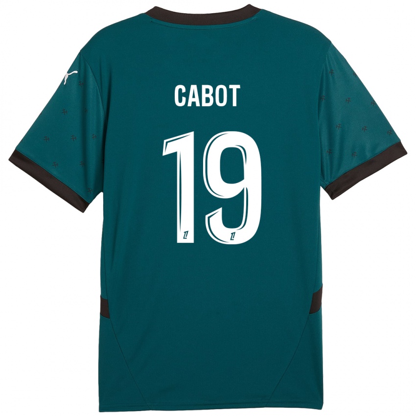 Criança Camisola Jimmy Cabot #19 Verde Escuro Alternativa 2024/25 Camisa