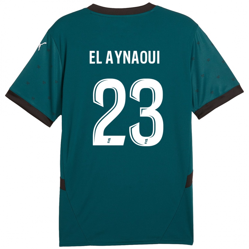 Criança Camisola Neil El Aynaoui #23 Verde Escuro Alternativa 2024/25 Camisa