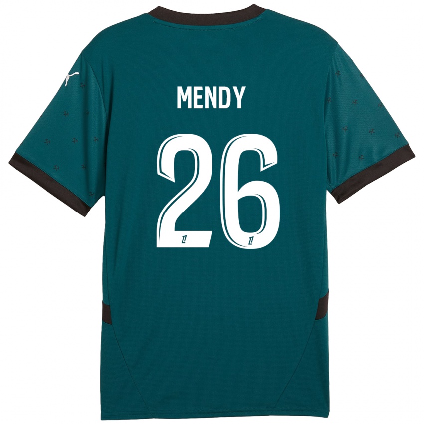 Criança Camisola Nampalys Mendy #26 Verde Escuro Alternativa 2024/25 Camisa