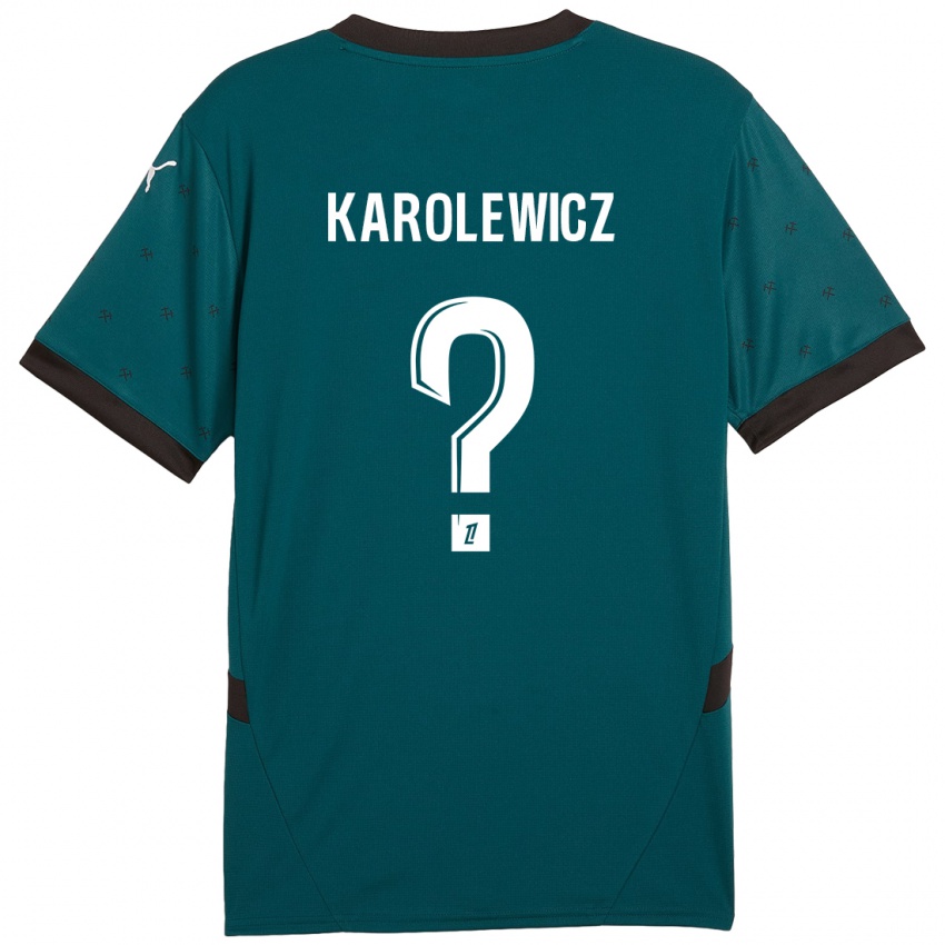 Criança Camisola Roman Karolewicz #0 Verde Escuro Alternativa 2024/25 Camisa