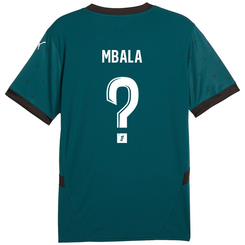 Criança Camisola Keny Mbala #0 Verde Escuro Alternativa 2024/25 Camisa