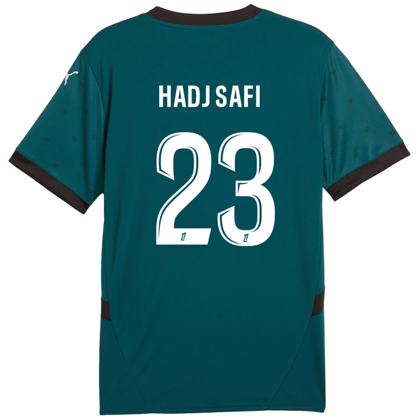 Criança Camisola Souhina Hadj Safi #23 Verde Escuro Alternativa 2024/25 Camisa