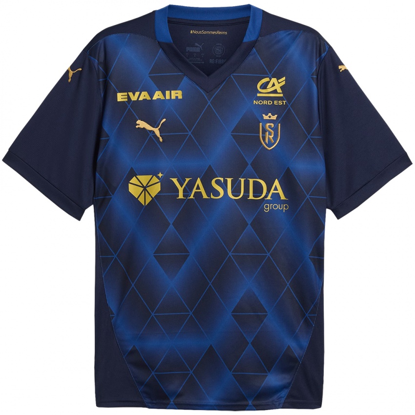 Criança Camisola Alexandre Olliero #96 Ouro Da Marinha Alternativa 2024/25 Camisa