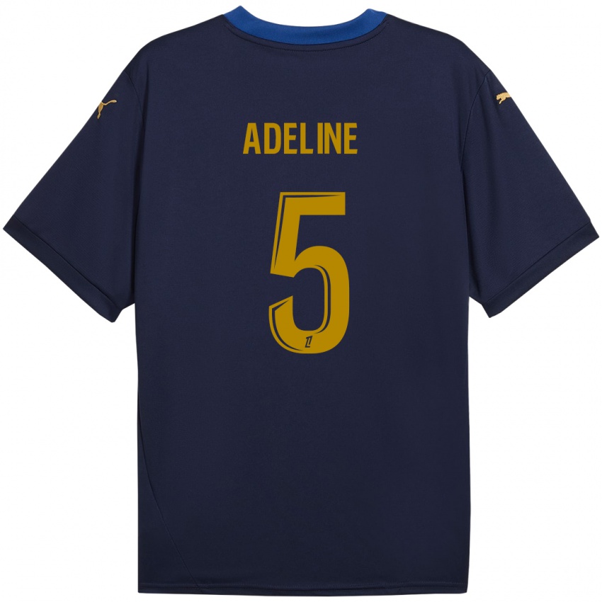 Criança Camisola Martin Adeline #5 Ouro Da Marinha Alternativa 2024/25 Camisa