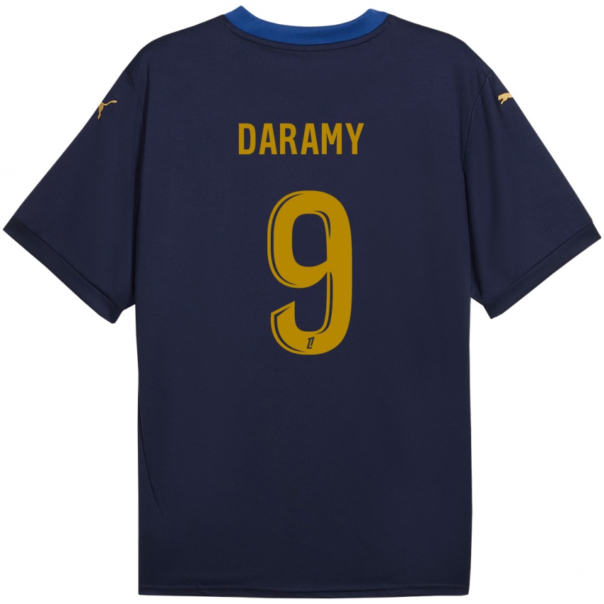 Criança Camisola Mohamed Daramy #9 Ouro Da Marinha Alternativa 2024/25 Camisa