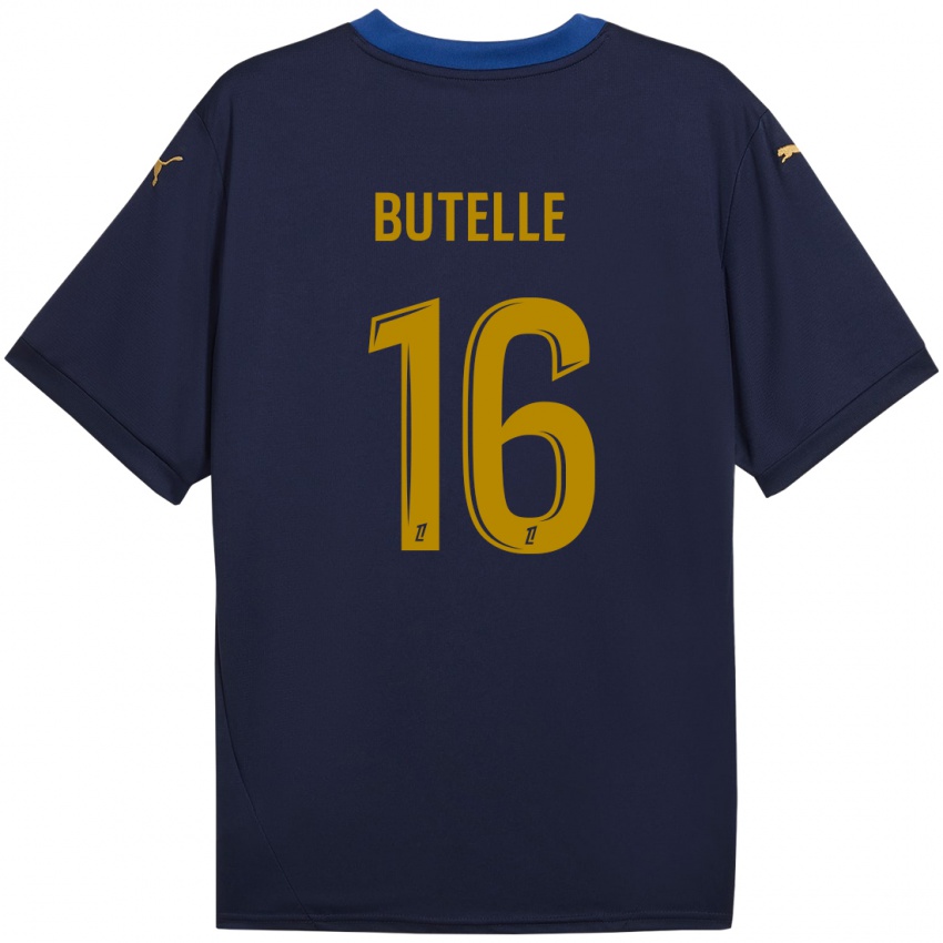 Criança Camisola Ludovic Butelle #16 Ouro Da Marinha Alternativa 2024/25 Camisa