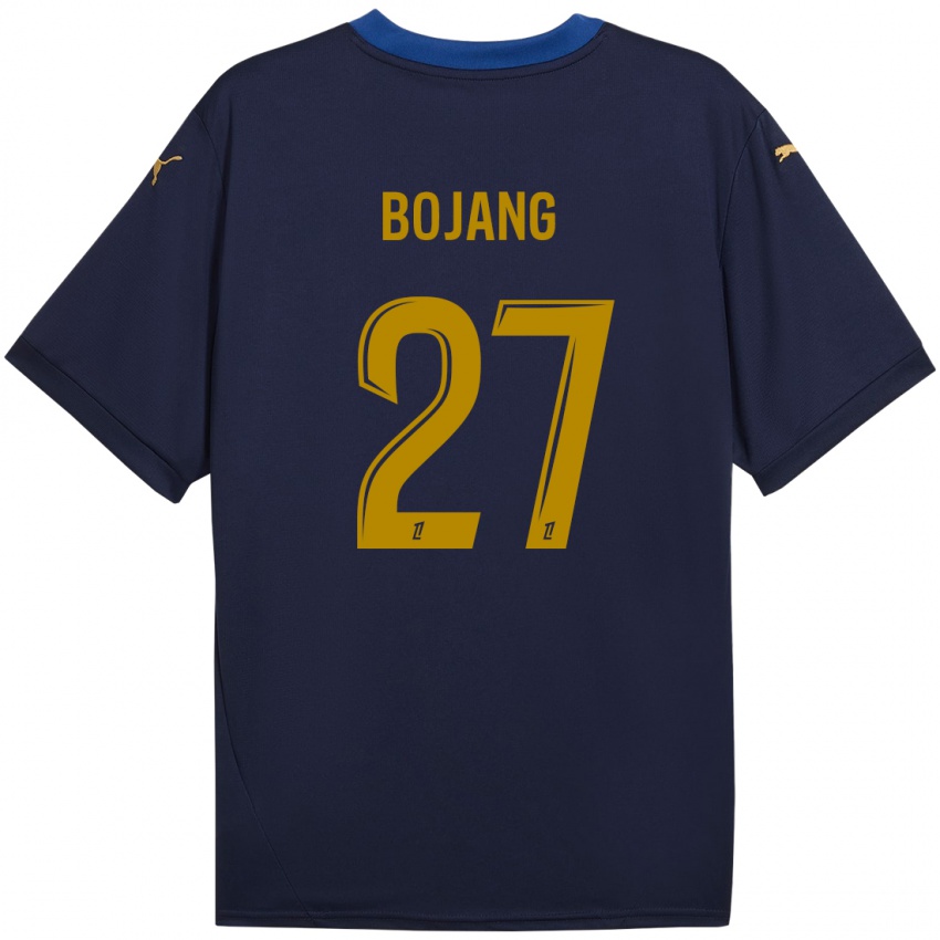 Criança Camisola Adama Bojang #27 Ouro Da Marinha Alternativa 2024/25 Camisa