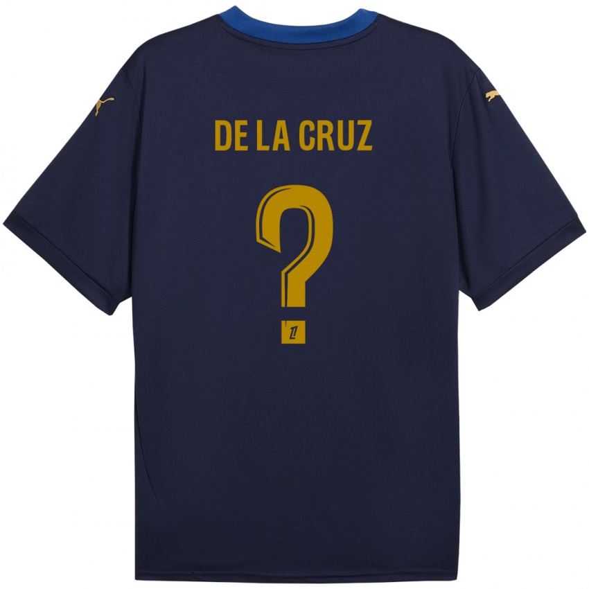 Criança Camisola Maiky De La Cruz #0 Ouro Da Marinha Alternativa 2024/25 Camisa