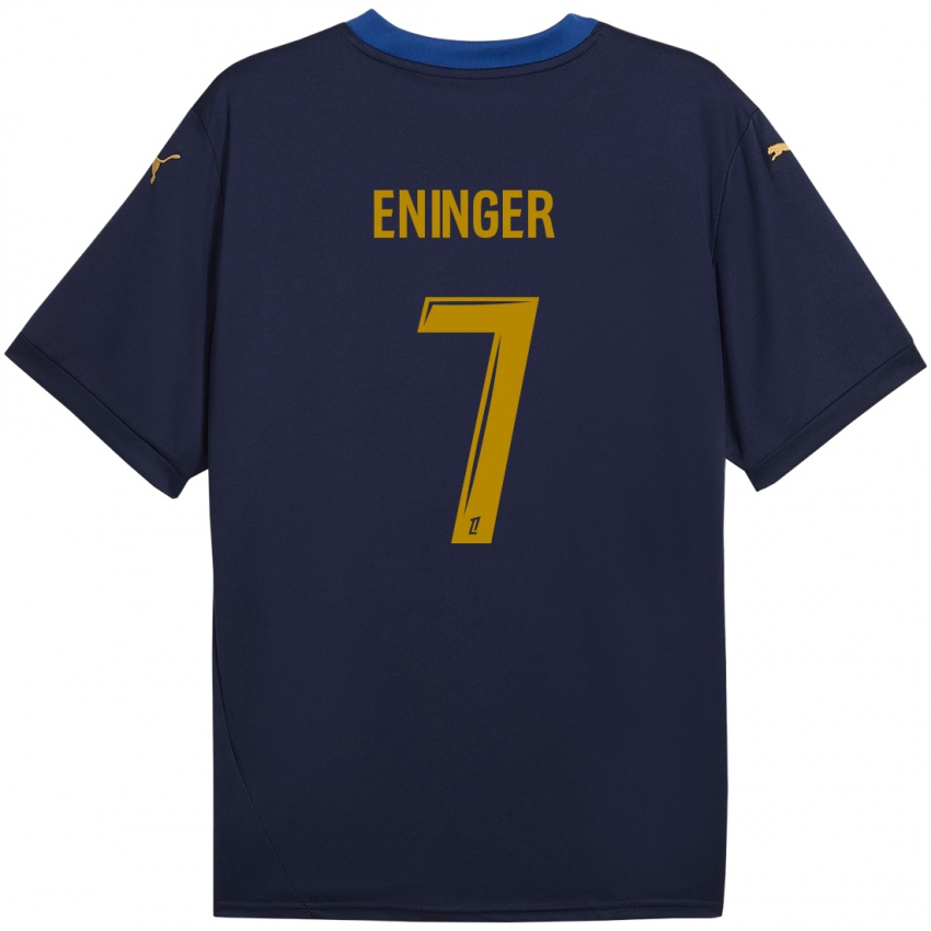 Criança Camisola Thelma Eninger #7 Ouro Da Marinha Alternativa 2024/25 Camisa