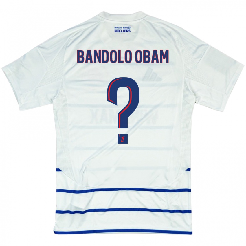 Criança Camisola Randy Bandolo Obam #0 Azul Branco Alternativa 2024/25 Camisa