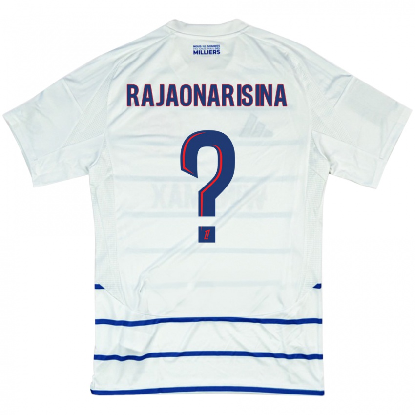 Criança Camisola Noah Rajaonarisina #0 Azul Branco Alternativa 2024/25 Camisa